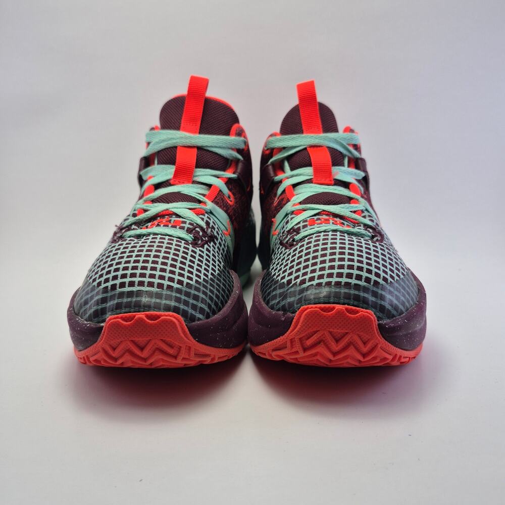 NIKE Lebron Witness 7 SE GS "Team Red Jade" Shoes Youth Size 5Y - Picture 2 of 12